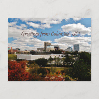 Carte Postale Salutations de Columbia, SC