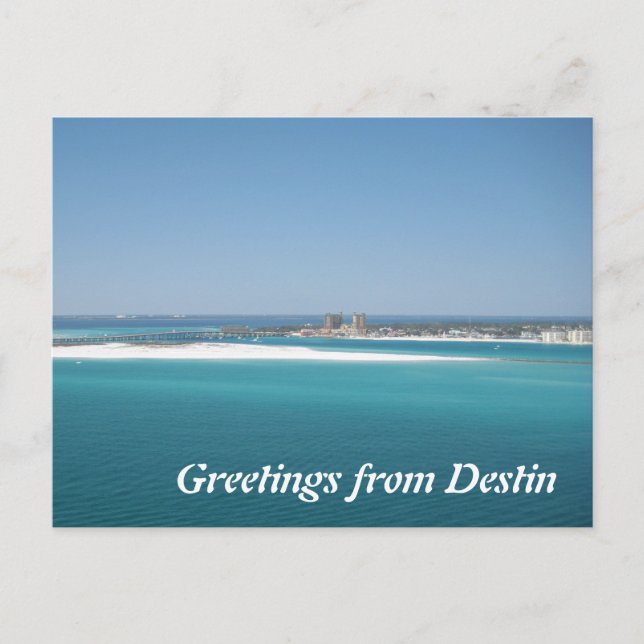 Carte Postale Salutations de Destin (Devant)