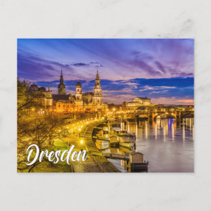Carte Postale Salutations de Dresde, Allemagne