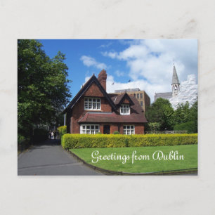 Carte Postale Salutations de Dublin