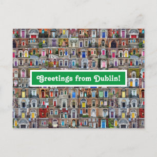 Carte Postale Salutations de Dublin Postcard