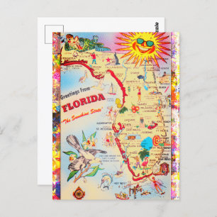 Carte Postale Salutations de Floride