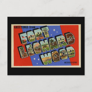 Carte Postale Salutations de Fort Leonard Wood Missouri