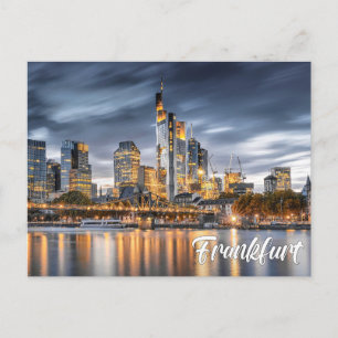 Carte Postale Salutations de Francfort, Allemagne