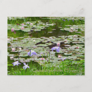 Carte Postale Salutations de Giverny !
