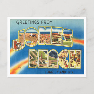 Carte Postale Salutations de Jones Beach, Long Island, New York