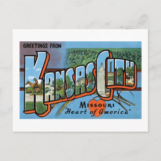 Carte Postale Salutations De Kansas City