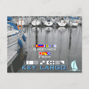 Carte Postale Salutations de Key Largo