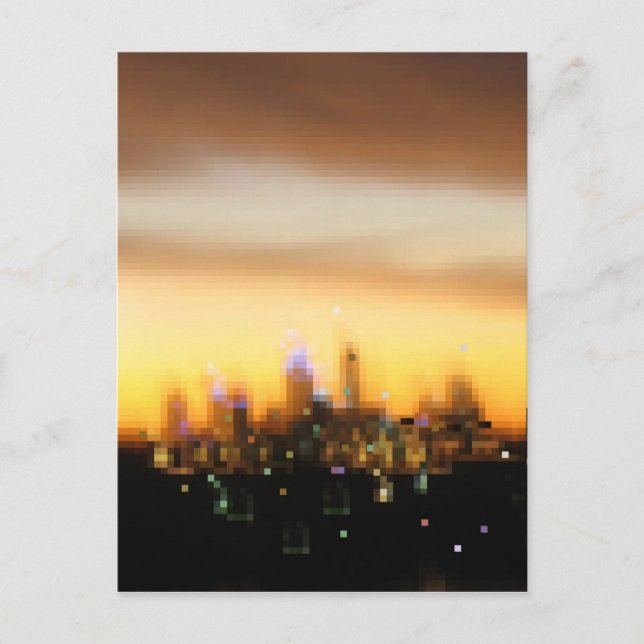 Carte Postale salutations de la grande ville (Devant)