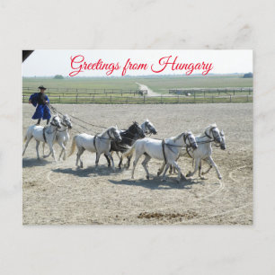 Carte Postale Salutations de la Hongrie