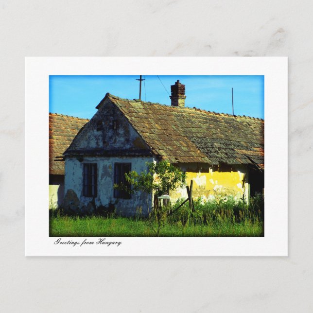 Carte Postale Salutations de la Hongrie (Devant)