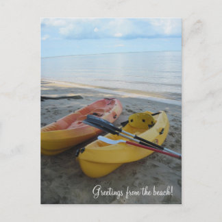 Carte Postale Salutations de la plage !
