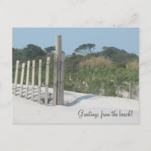 Carte Postale Salutations de la plage !