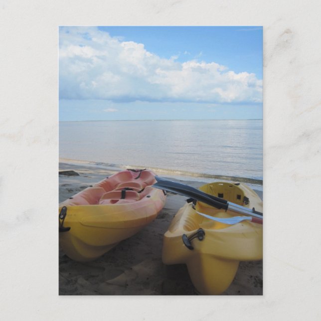 Carte Postale Salutations de la plage ! (Devant)