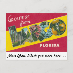 Carte Postale Salutations de Largo, Floride