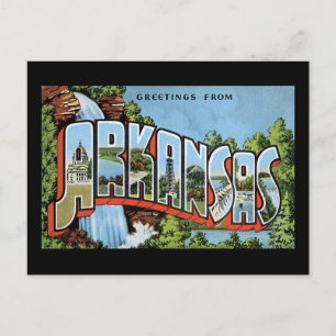 Carte Postale Salutations de l'Arkansas