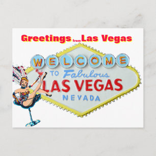 Carte Postale Salutations de Las Vegas