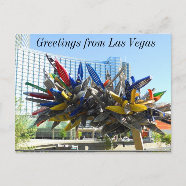 Carte Postale Salutations de Las Vegas (Devant)