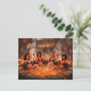 Carte Postale Salutations de l'ENFER
