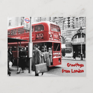 Carte Postale Salutations de Londres