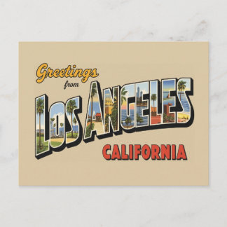 Carte Postale Salutations de Los Angeles