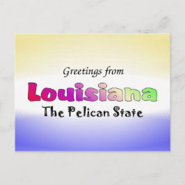 Carte Postale Salutations de Louisiane