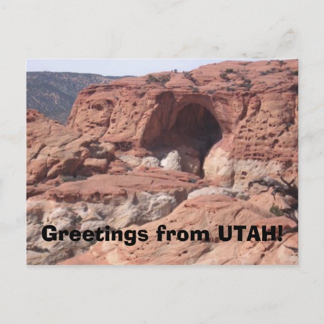 Carte Postale Salutations de l'UTAH ! (Devant)