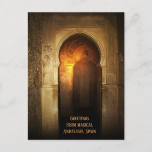 Carte Postale Salutations de Magical Andalusia, Espagne