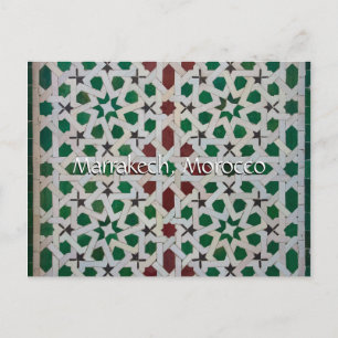 Carte Postale Salutations de Marrakech Maroc
