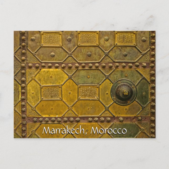 Carte Postale Salutations de Marrakech Maroc (Devant)