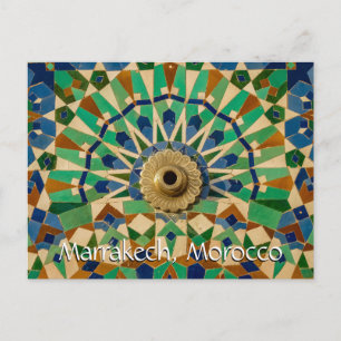 Carte Postale Salutations de Marrakech Maroc