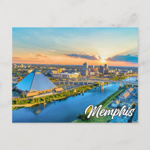Carte Postale Salutations De Memphis, Tennessee, États-Unis