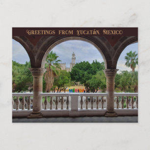 Carte Postale Salutations de Mérida, Yucatán, Mexique