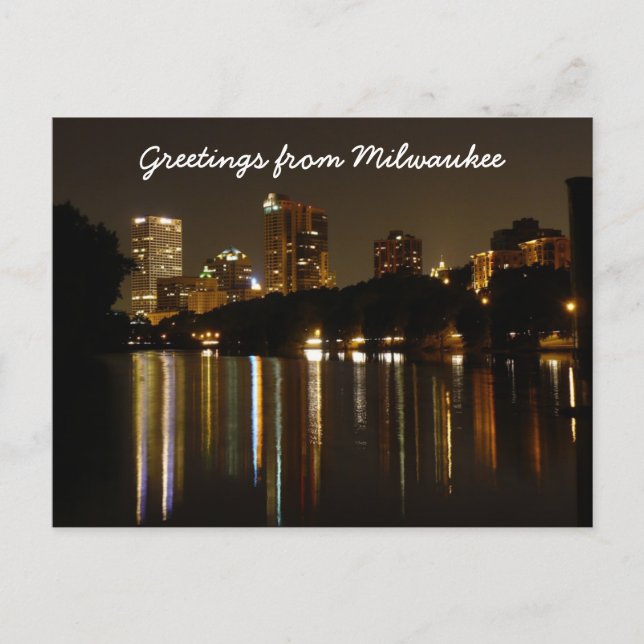 Carte Postale Salutations de Milwaukee (Devant)
