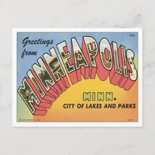 Carte Postale Salutations De Minneapolis