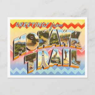 Carte Postale Salutations de Mohawk Trail, Massachusetts Travel
