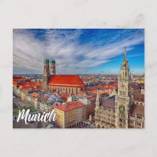 Carte Postale Salutations de Munich, Allemagne