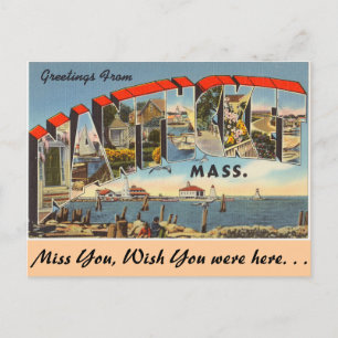 Carte Postale Salutations de Nantucket
