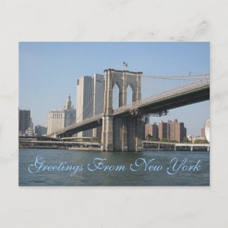 Carte Postale Salutations De New York