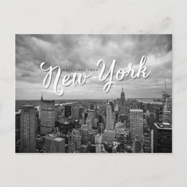 Carte Postale salutations de new york (Devant)