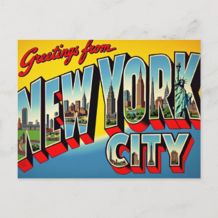 Carte Postale Salutations de New York City