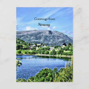 Carte Postale Salutations de Norvège