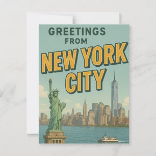 Carte Postale Salutations de NYC