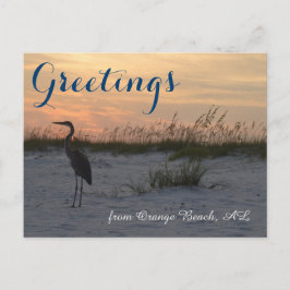 Carte Postale Salutations de Orange Beach, AL