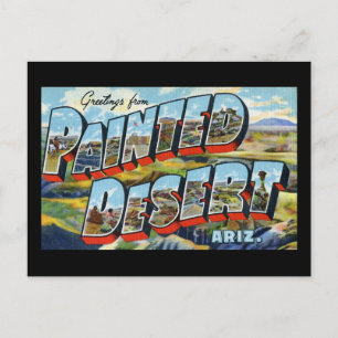 Carte Postale Salutations de Painted Desert Arizona