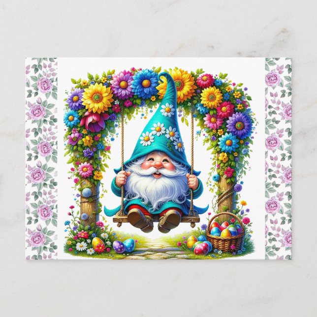 Carte Postale Salutations de Pâques (Devant)