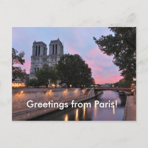 Carte Postale Salutations de Paris !