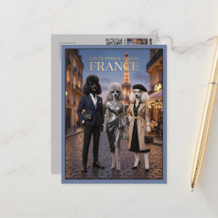 Carte Postale Salutations de Paris Travel