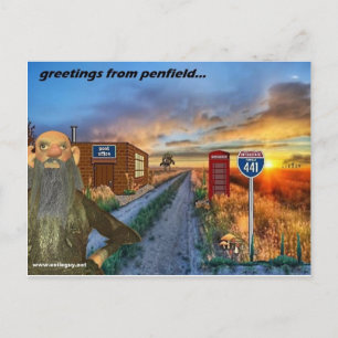 Carte Postale salutations de penfield, new york