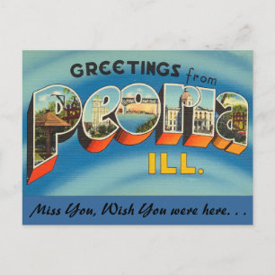 Carte Postale Salutations de Peoria